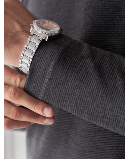 Джемпер мужской т.серый меланж