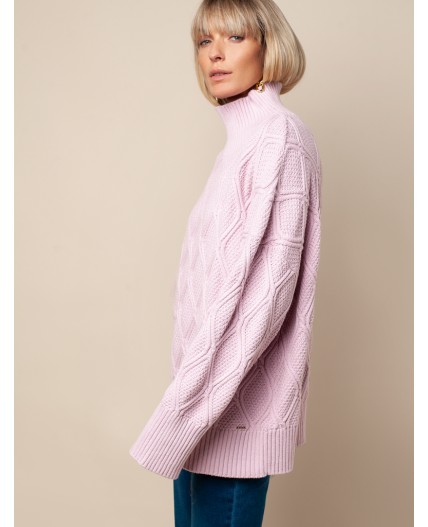 Свитер женский нежно-лиловый