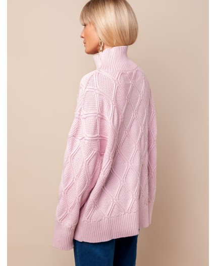 Свитер женский нежно-лиловый