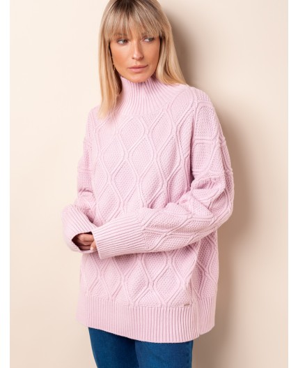 Свитер женский нежно-лиловый