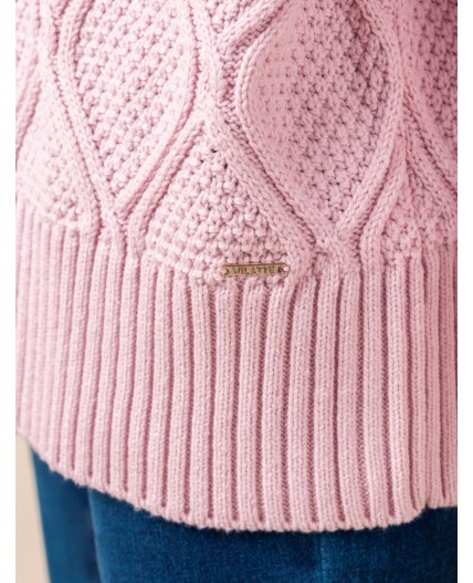 Свитер женский нежно-лиловый