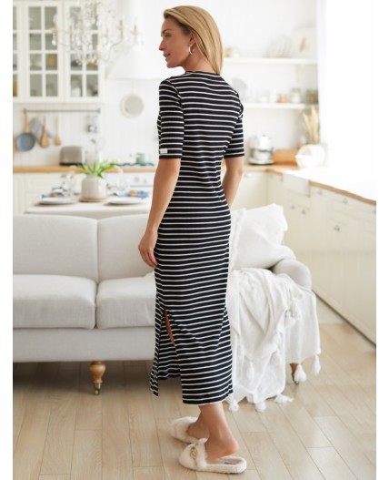 Платье женское черный-белый