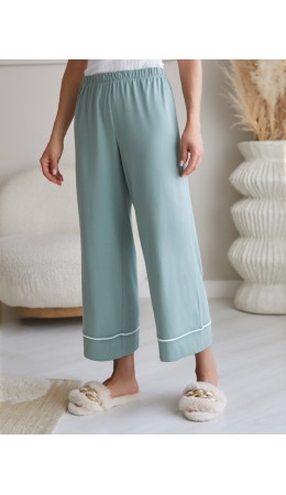 Брюки домашние женские св.оливковый