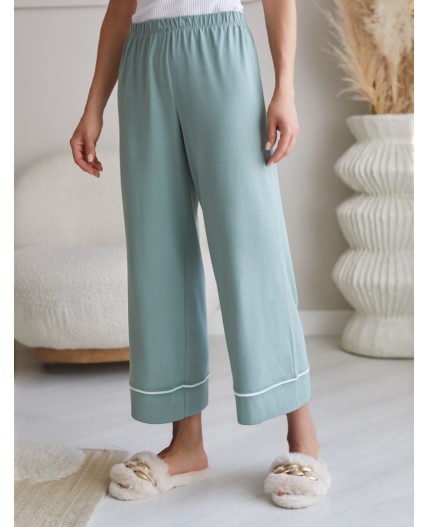 Брюки домашние женские св.оливковый