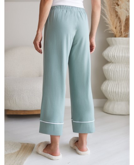 Брюки домашние женские св.оливковый