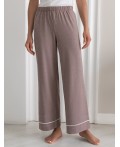Брюки домашние женские т.кофейный меланж