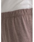 Брюки домашние женские т.кофейный меланж