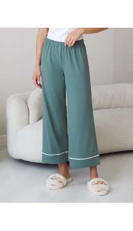 Брюки домашние женские т.оливковый