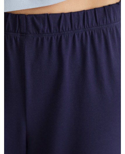 Брюки домашние женские т.синий