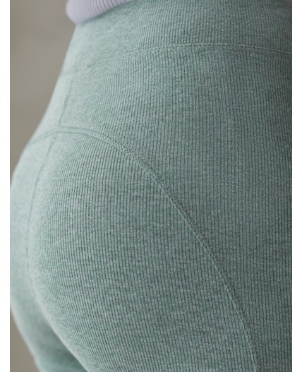 Капри женские оливковый меланж