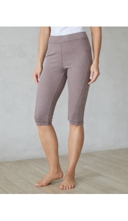 Капри женские т.кофейный меланж