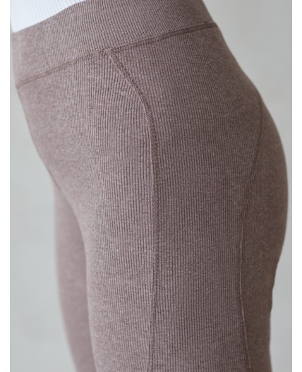 Капри женские т.кофейный меланж