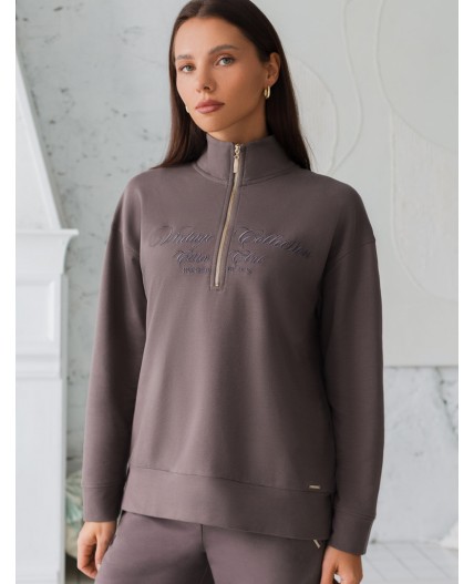 Джемпер женский кофейный