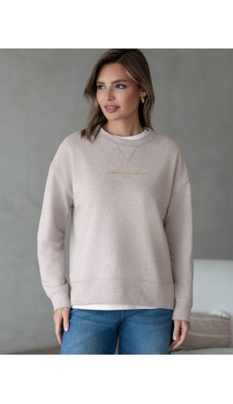 Джемпер женский св.кофейный меланж_athleisure mood