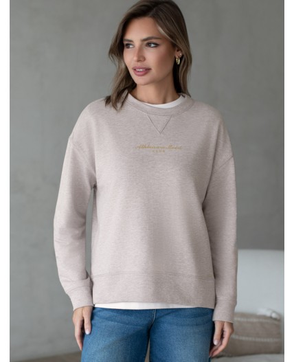 Джемпер женский св.кофейный меланж_athleisure mood
