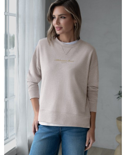 Джемпер женский св.кофейный меланж_athleisure mood