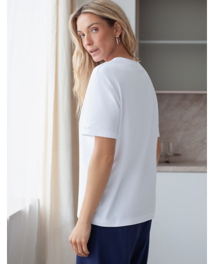 Футболка женская белый_love