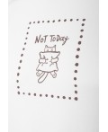Футболка женская белый_not today