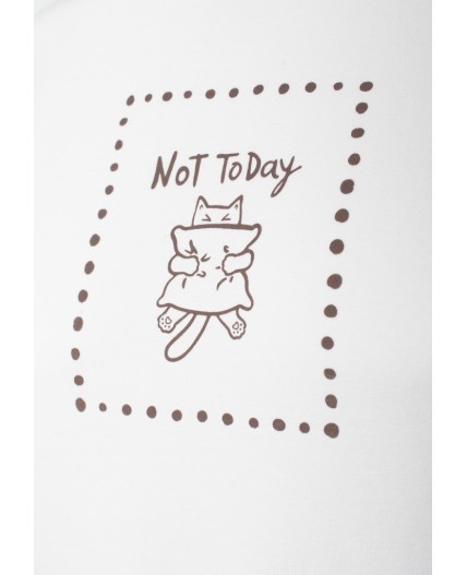 Футболка женская белый_not today