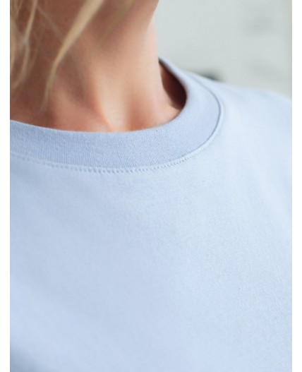 Футболка женская голубой_бабочка