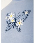 Футболка женская голубой_бабочка