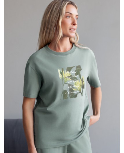 Футболка женская св.оливковый_dreams