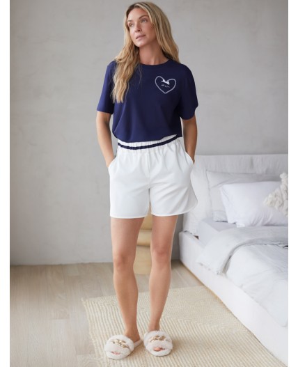 Футболка женская т.синий_love