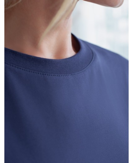 Футболка женская т.синий_бабочка