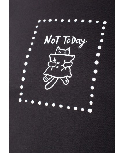 Футболка женская черный_not today