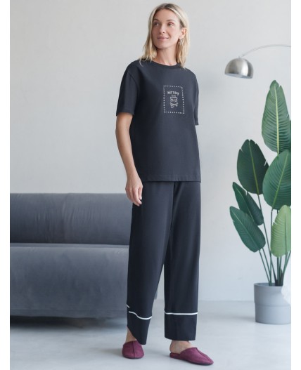 Футболка женская черный_not today