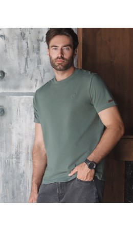 Футболка мужская т.оливковый
