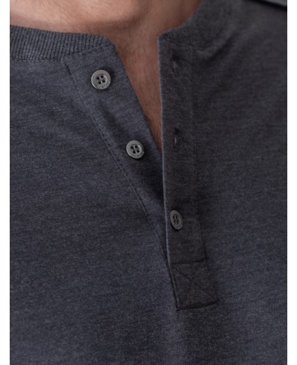 Джемпер мужской т.серый меланж