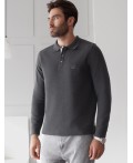 Джемпер мужской т.серый меланж