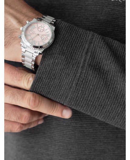 Джемпер мужской т.серый меланж