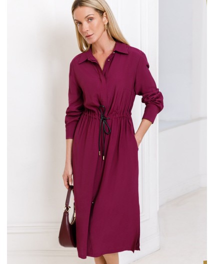 Платье женское ягодный