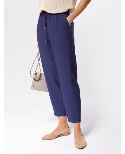 Брюки женские дымчатый синий