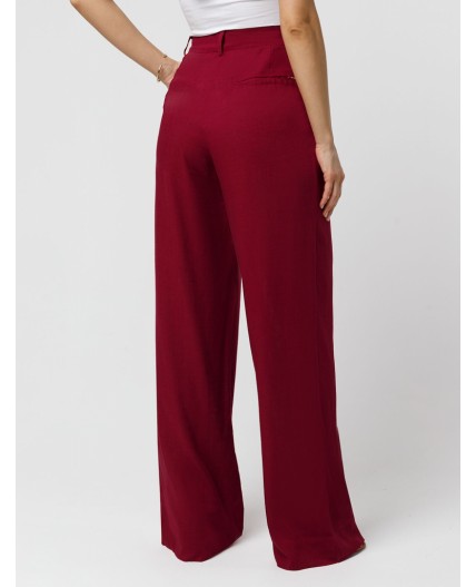 Брюки женские гранатовый