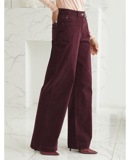 Брюки женские бургунди