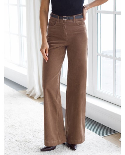 Брюки женские светло-кофейный