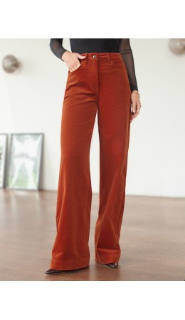 Брюки женские терракотовый