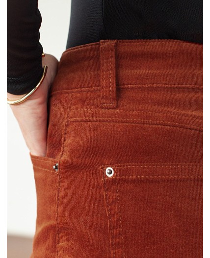 Брюки женские терракотовый