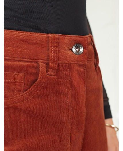 Брюки женские терракотовый
