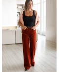 Брюки женские терракотовый