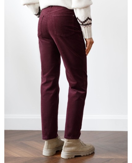 Брюки женские бургунди