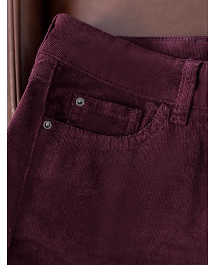 Брюки женские бургунди