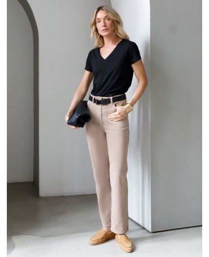 Брюки женские светло-бежевый