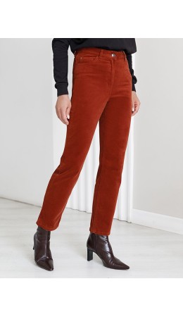 Брюки женские терракотовый
