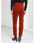 Брюки женские терракотовый