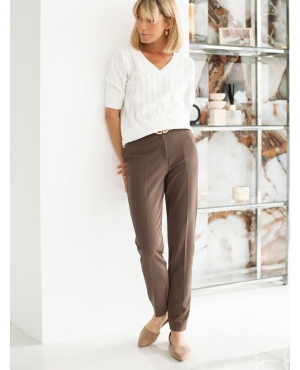 Брюки женские кофейный