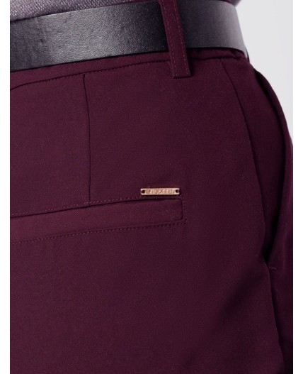 Брюки женские бургунди